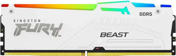 Память DDR5 32GB 5200MHz Kingston KF552C36BWEA-32 Fury Beast White Expo RTL PC5-41600 CL36 DIMM 288-pin 1.25В kit single rank Ret