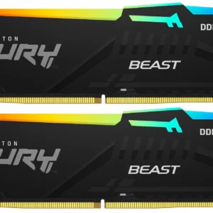 Память DDR5 2x16GB 6000MHz Kingston KF560C30BBAK2-32 Fury Beast RGB RTL PC5-48000 CL30 DIMM 288-pin 1.4В kit single rank Ret