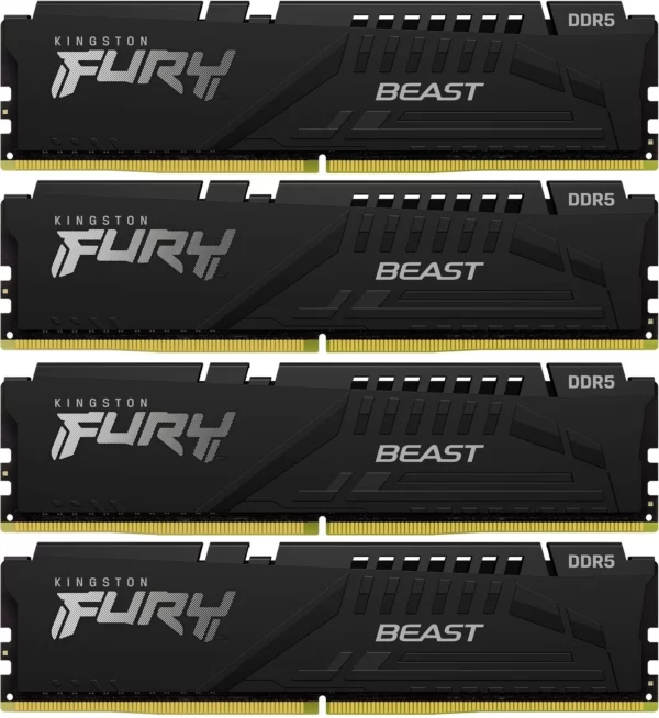 Память DDR5 4x16GB 5600MHz Kingston KF556C40BBK4-64 Fury Beast RTL PC5-44800 CL40 DIMM 288-pin 1.25В kit dual rank Ret