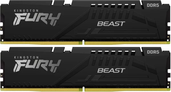 Память DDR5 2x32GB 6000MHz Kingston KF560C30BBEK2-64 Fury Beast RTL PC5-48000 CL30 DIMM 288-pin 1.4В kit single rank Ret