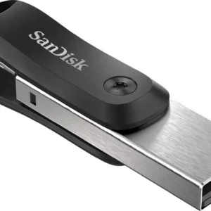 Флеш Диск Sandisk 64GB iXpand Go SDIX60N-064G-GN6NN USB3.0 черный/серебристый