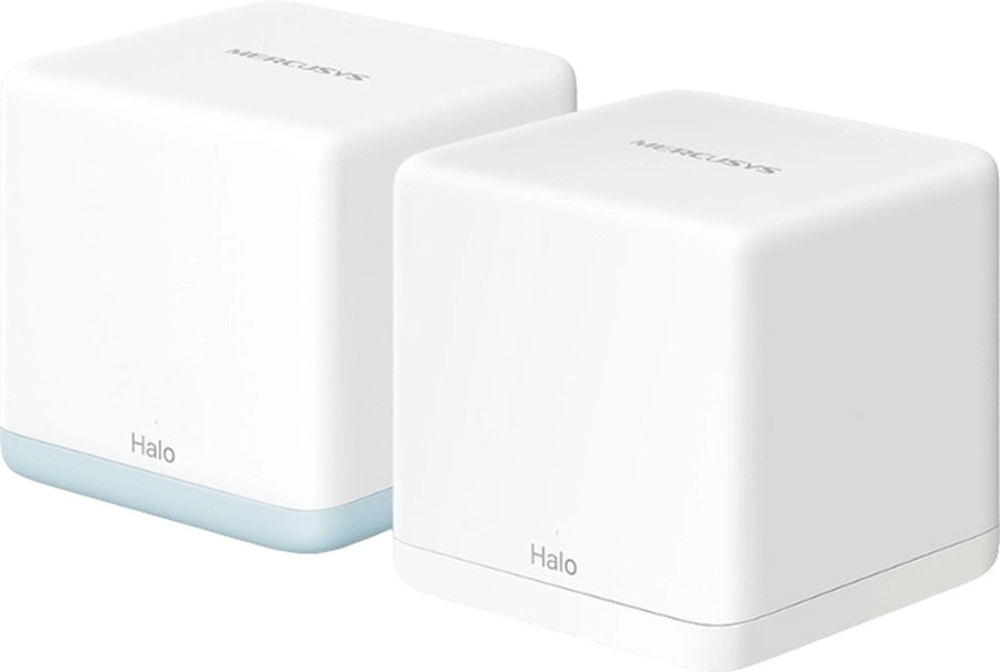 Бесшовный Mesh роутер Mercusys Halo H32G(2-pack) AC1200 100/1000/10000BASE-T белый (упак.:2шт)