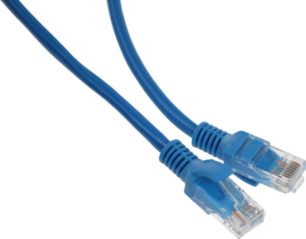 Патч-корд PP12-30M/B 1000G UTP 4 пары cat5E CCA molded 30м синий RJ-45 (m)-RJ-45 (m)