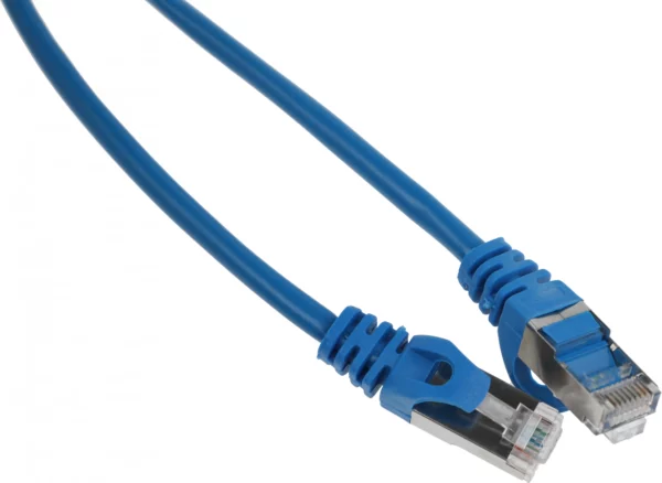 Патч-корд PP22-2M/B 1000G FTP 4 пары cat5E CCA molded 2м синий RJ-45 (m)-RJ-45 (m)