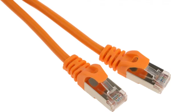 Патч-корд PP22-2M/O 1000G FTP 4 пары cat5E CCA molded 2м оранжевый RJ-45 (m)-RJ-45 (m)