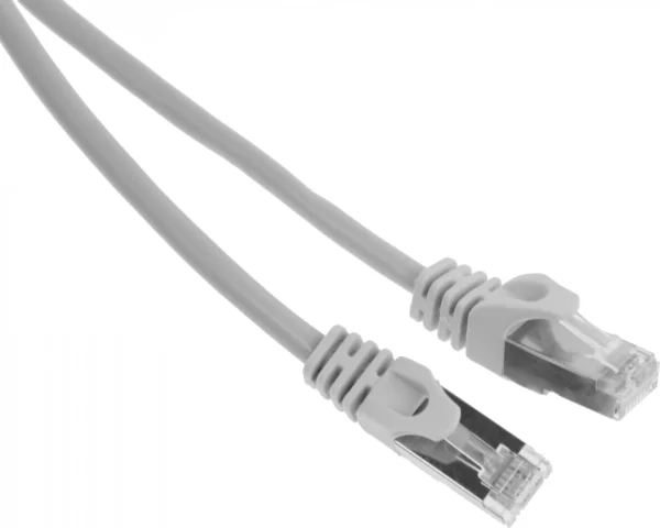 Патч-корд PP22-3m 1000G FTP 4 пары cat5E CCA molded 3м серый RJ-45 (m)-RJ-45 (m)