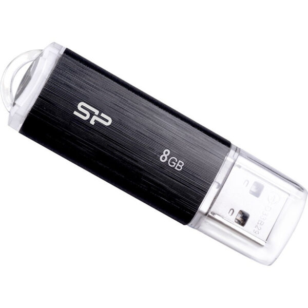 Флеш Диск Silicon Power 8Gb Ultima U02 SP008GBUF2U02V1K USB2.0 черный
