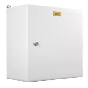 Шкаф электротехнический Elbox Elbox EMW-500.500.210-1-IP66 настенный 500мм 500мм 210мм несъемн.бок.пан. 100кг серый