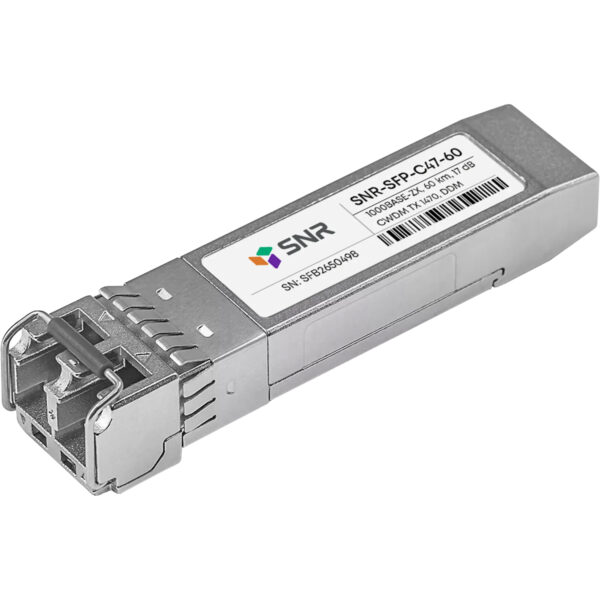 Модуль / SNR SNR-SFP-C47-60 / Модуль/ Модуль SFP CWDM оптический, дальность до 60км (17dB), 1470нм