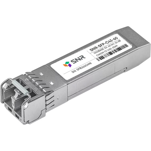 Модуль / SNR SNR-SFP-C43-60 / Модуль/ Модуль SFP CWDM оптический, дальность до 60км (25dB), 1430нм