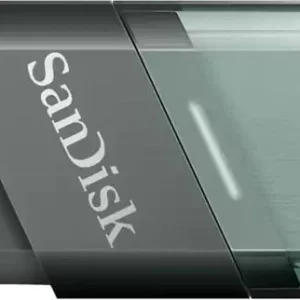 Флеш Диск Sandisk 64Gb iXpand Flip SDIX90N-064G-GN6NN USB3.1 зеленый/серебристый