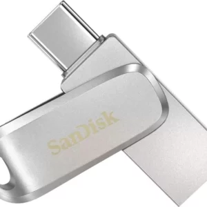 Флеш Диск Sandisk 128Gb Ultra Dual Drive Luxe SDDDC4-128G-G46 USB3.1 серебристый