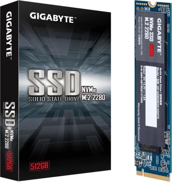 Накопитель SSD Gigabyte PCI-E 3.0 512Gb GP-GSM2NE3512GNTD NVMe M.2 2280