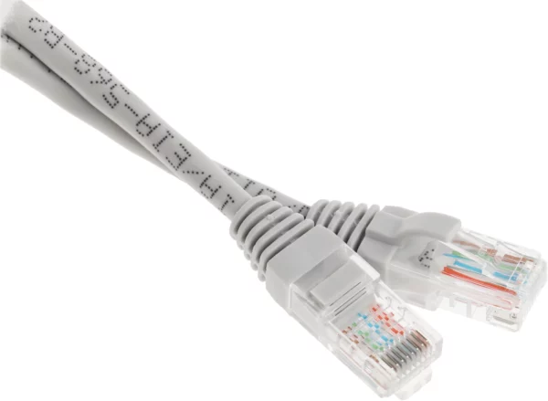 Патч-корд 5-970 0.5 1G UTP 4 пары cat5E CCA molded 0.5м серый RJ-45 (m)-RJ-45 (m)