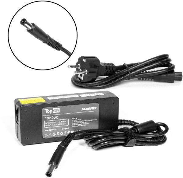 Блок питания TopON TOP-DL05 90W 19.5V-20.2V 4.62A от бытовой электросети