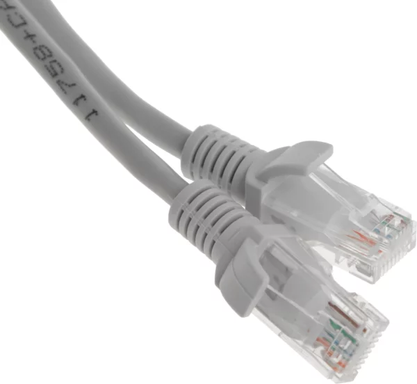 Патч-корд PP12-0.5M 1000G UTP 4 пары cat5E CCA molded 0.5м серый RJ-45 (m)-RJ-45 (m)