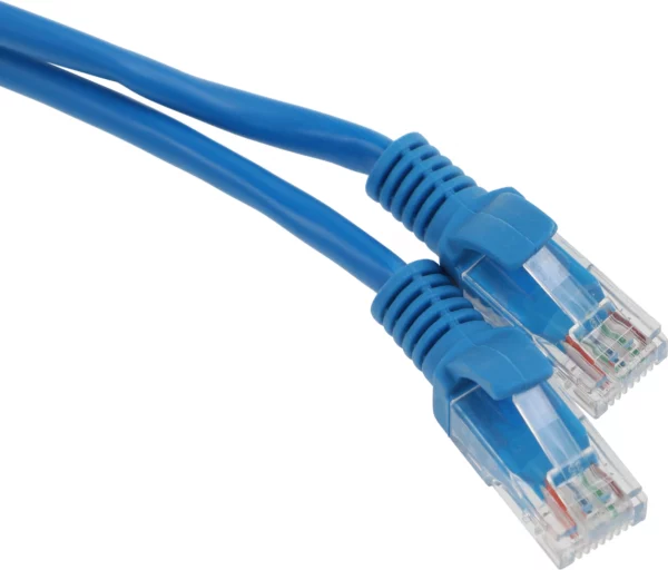 Патч-корд PP12-7.5M/B 1000G UTP 4 пары cat5E CCA molded 7.5м синий RJ-45 (m)-RJ-45 (m)