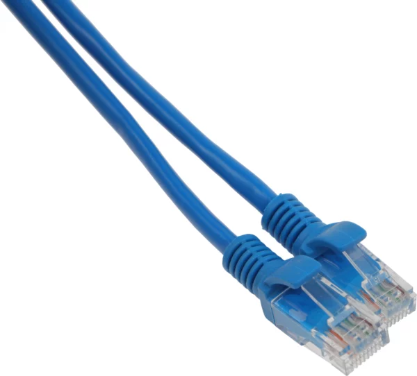 Патч-корд PP12-20M/B 1000G UTP 4 пары cat5E CCA molded 20м синий RJ-45 (m)-RJ-45 (m)