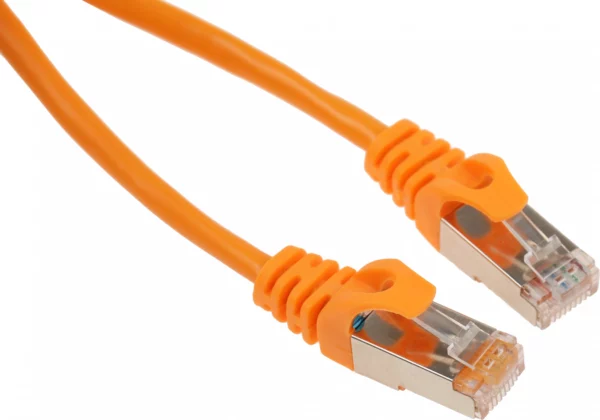 Патч-корд PP22-0.5M/O 1000G FTP 4 пары cat5E CCA molded 0.5м оранжевый RJ-45 (m)-RJ-45 (m)