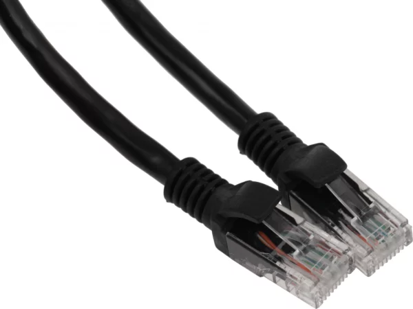 Патч-корд PP6U-0.25M/BK 10000G UTP 4 пары cat6 CCA molded 0.25м черный RJ-45 (m)-RJ-45 (m)