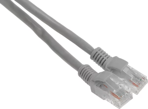 Патч-корд PP6U-20M 10000G UTP 4 пары cat6 CCA molded 20м серый RJ-45 (m)-RJ-45 (m)