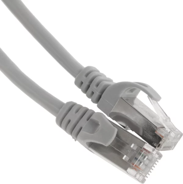 Патч-корд PP6-2M 10000G FTP 4 пары cat6 CCA molded 2м серый RJ-45 (m)-RJ-45 (m)