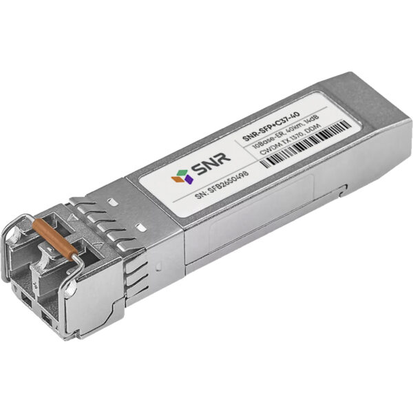 Модуль / SNR SNR-SFP+C37-40 / Модуль/ Модуль SFP+ CWDM оптический 1370nm, 40км (14dB)