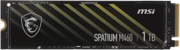 Накопитель SSD MSI PCIe 4.0 x4 1TB M460 Spatium M.2 2280