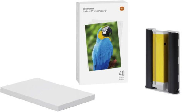 Фотобумага Xiaomi Instant Photo Paper 6" BHR6757GL A6/273г/м2/40л./белый глянцевое гладкая для термической печати