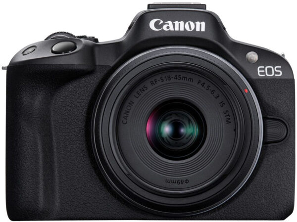 Фотоаппарат Canon EOS R50 черный 24.2Mpix 2.95" 4K WiFi RF-S 18-45mm IS STM LP-E6NH