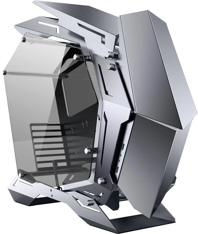 Корпус Jonsbo MOD3 серый без БП mATX 6x120mm 2xUSB3.0 audio bott PSU