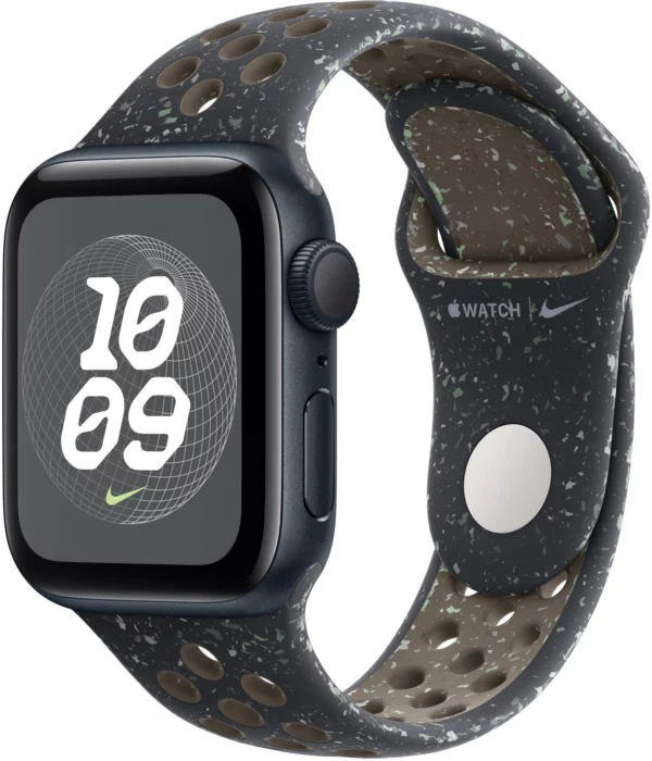 Смарт-часы Apple Watch Series 9 A2978 41мм OLED корп.темная ночь Nike Sport Band разм.брасл.:M/L (MR9L3LL/A/MUUP3AM/A)