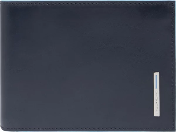 Кошелек мужской Piquadro Blue Square PU6190B2R/BLU2 темно-синий натур.кожа