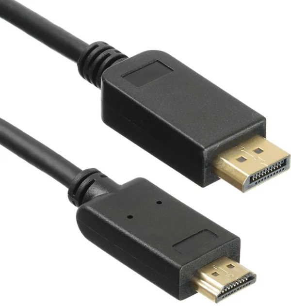 Кабель KingPrice KP-DP1.2-HD2.0-1.5m ver2.0 DisplayPort (m) HDMI (m) 1.5м черный