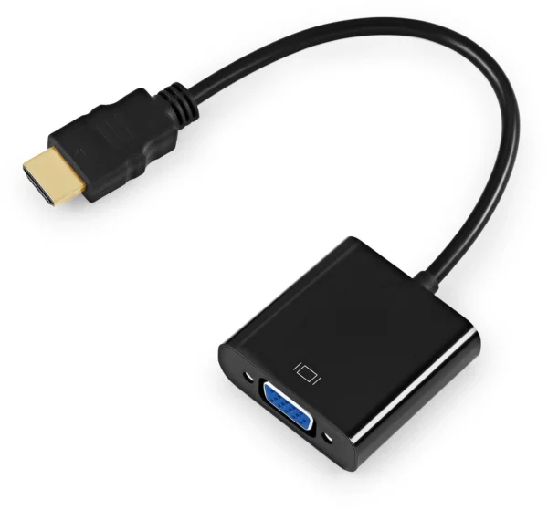 Переходник KingPrice KP-HDMI(m)-VGA(f) HDMI (m) VGA (f) 0.1м черный