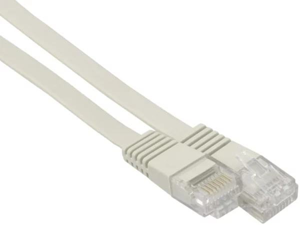 Патч-корд Buro BU-5E-FLAT-0.5M-G cat.5E molded 0.5м серый RJ-45 (m)-RJ-45 (m)