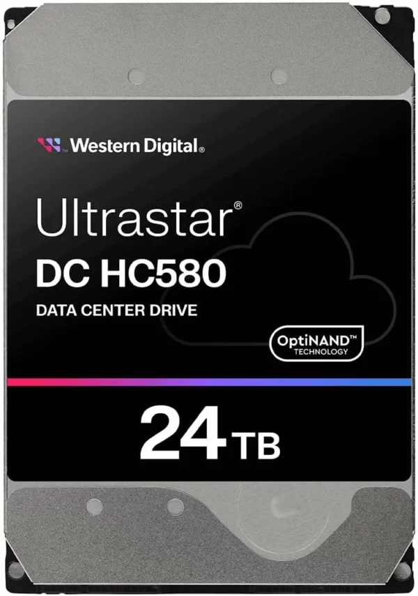 Жесткий диск WD SATA-III 24TB WUH722424ALE6L4 Server Ultrastar DC HC580 (7200rpm) 512Mb 3.5"