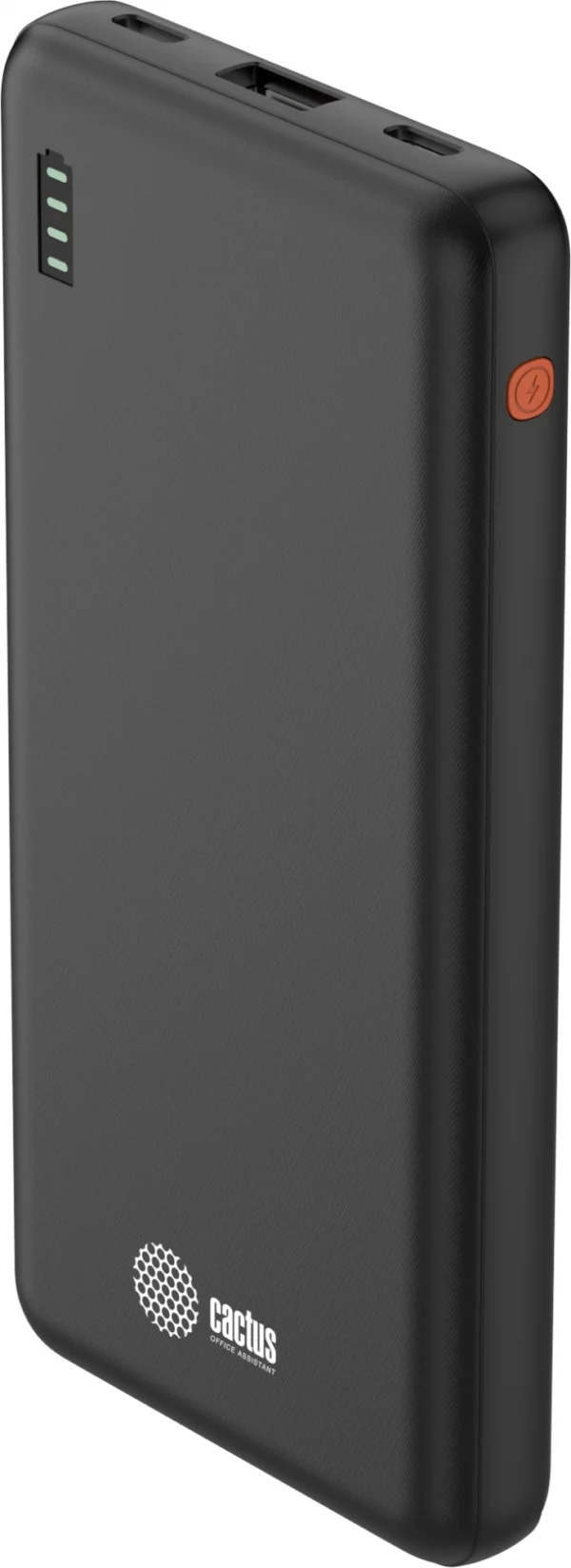 Мобильный аккумулятор Cactus CS-PBFSAA-10000 10000mAh 4.5A USB-A/2xUSB-C черный