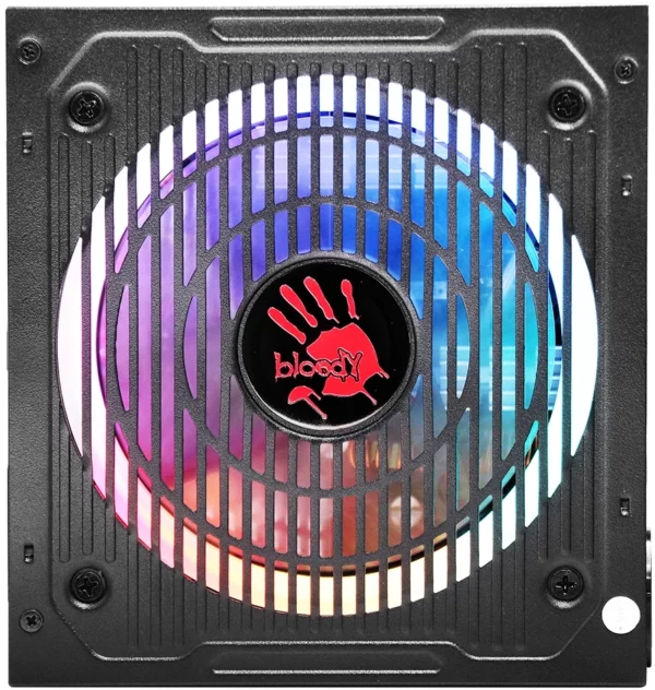 Блок питания Bloody ATX 700W BD-PS700W 80 PLUS WHITE (20+4pin) APFC 120mm fan color LED 6xSATA RTL