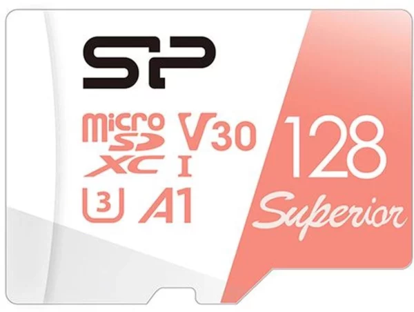 Флеш карта microSDXC 128GB Silicon Power SP128GBSTXDV3V20SP Superior + adapter