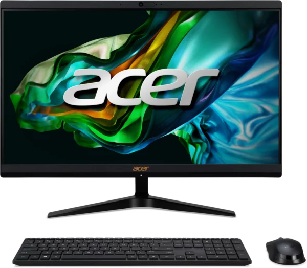 Моноблок Acer Aspire C22-1800 21.5" Full HD i3 1305U (1.6) 8Gb SSD512Gb UHDG CR Eshell GbitEth WiFi BT 65W клавиатура мышь Cam черный 1920x1080