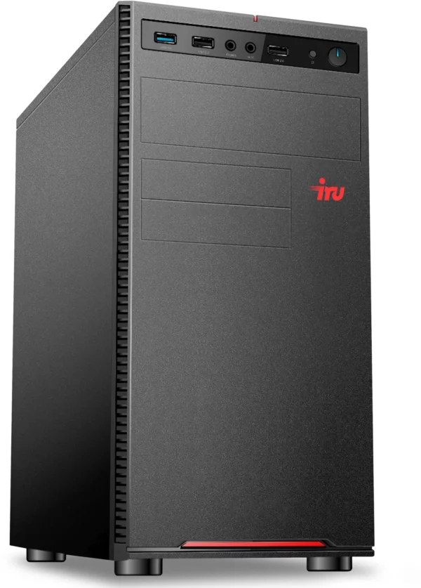 ПК IRU Home 310H6SE MT i3 12100 (3.3) 8Gb SSD256Gb UHDG 730 Windows 11 Professional GbitEth 400W черный (2046991)