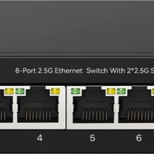 Коммутатор Tenda TEM2010F (L2) 8x2.5Гбит/с 2SFP неуправляемый