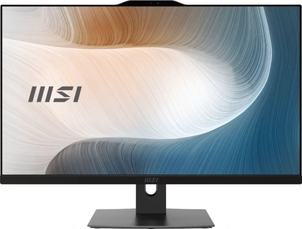 Моноблок MSI Modern AM272P 12M-807XRU 27" Full HD i7 1255U (1.7) 32Gb SSD1Tb Iris Xe noOS GbitEth WiFi BT 120W клавиатура мышь Cam черный 1920x1080