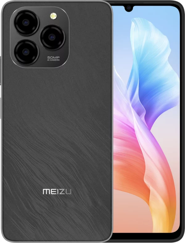 Смартфон Meizu M411H Note 21 256Gb 4Gb черный моноблок 3G 4G 6.74" 720x1600 Android 14 50Mpix 802.11 a/b/g/n/ac GPS GSM900/1800 GSM1900 TouchSc Protect microSD