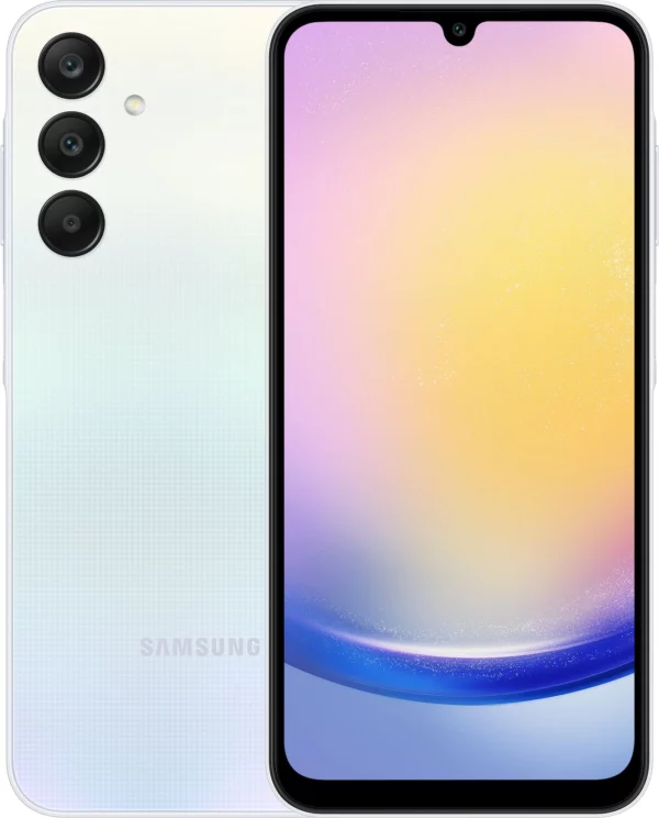 Смартфон Samsung SM-A256E Galaxy A25 256Gb 8Gb голубой моноблок 3G 4G 6.5" 1080x2340 Android 14 50Mpix 802.11 a/b/g/n/ac NFC GPS GSM900/1800 GSM1900 TouchSc