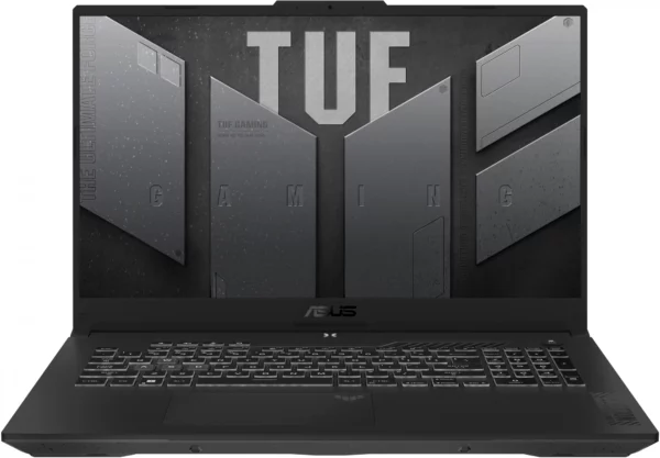 Ноутбук Asus TUF Gaming A17 FA707NUR-HX013 Ryzen 7 7435HS 16Gb SSD512Gb NVIDIA GeForce RTX4050 6Gb 17.3" IPS FHD (1920x1080) noOS grey WiFi BT Cam (90NR0JL5-M000K0)