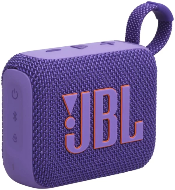 Колонка порт. JBL GO 4 фиолетовый 4.2W 1.0 BT 850mAh (JBLGO4PUR)