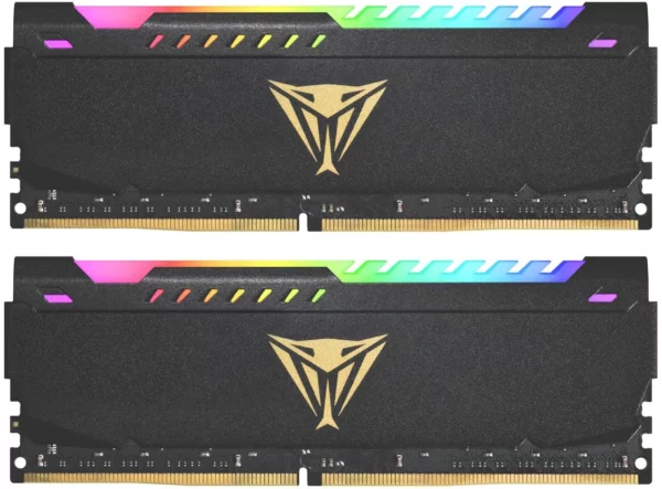 Память DDR4 2x32GB 3600MHz Patriot PVSR464G360C0K Viper Steel RGB RTL PC4-28800 CL20 DIMM 288-pin 1.35В dual rank с радиатором Ret