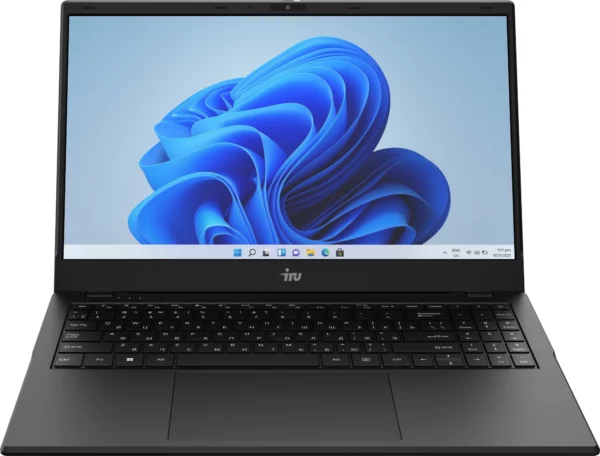 Ноутбук IRU Planio 15ING N100 8Gb SSD256Gb Intel Iris Xe graphics 15.6" IPS FHD (1920x1080) Free DOS black 6000mAh (2058911)